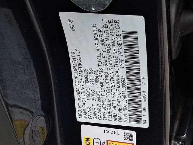 2026 Honda Civic Hatchback Sport