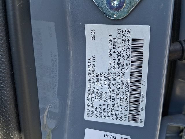 2026 Honda Civic Hatchback Sport