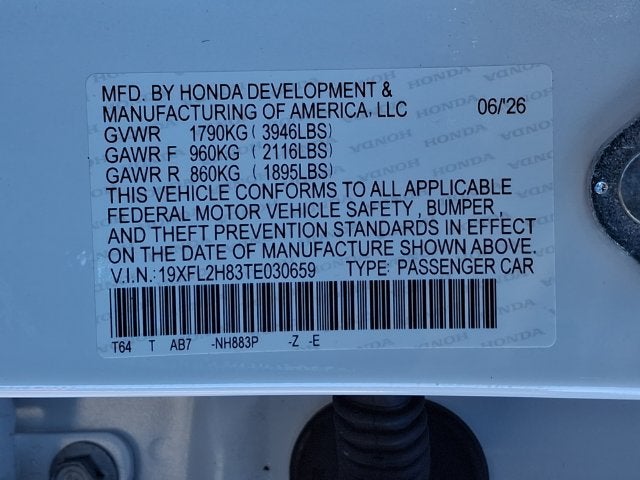 2026 Honda Civic Hatchback Sport