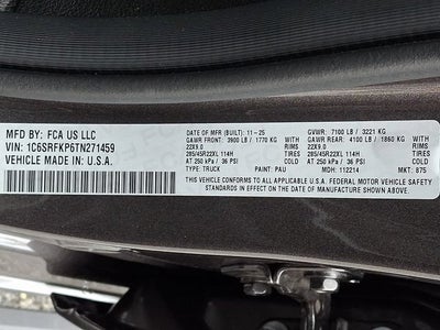 2026 RAM 1500 Tungsten Crew Cab 4x4 5'7" Box