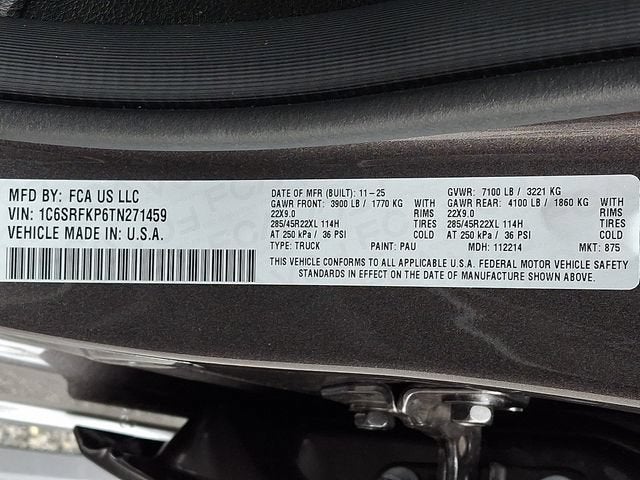 2026 RAM 1500 Tungsten Crew Cab 4x4 5'7" Box
