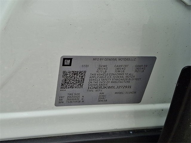 2020 Chevrolet Traverse RS