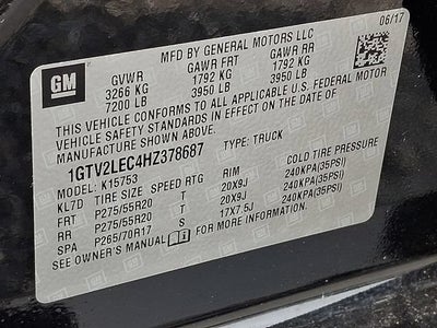 2017 GMC Sierra 1500 DBL CAB 4WD