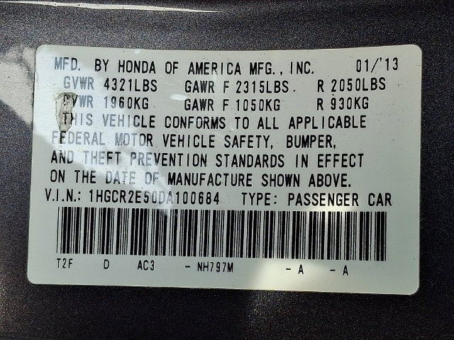 2013 Honda Accord Sport