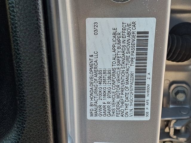 2023 Honda Accord Hybrid Sport