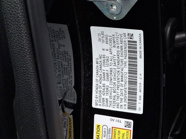 2026 Honda Civic Sedan Hybrid Sport