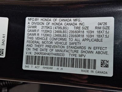 2026 Honda CR-V EX AWD