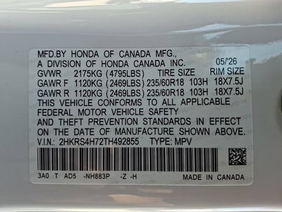 2026 Honda CR-V EX-L AWD