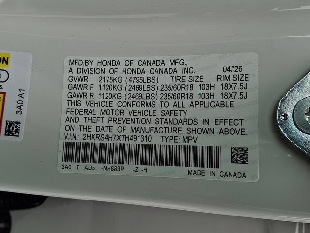 2026 Honda CR-V EX-L AWD