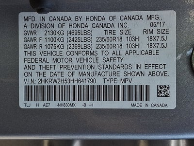 2017 Honda CR-V EX