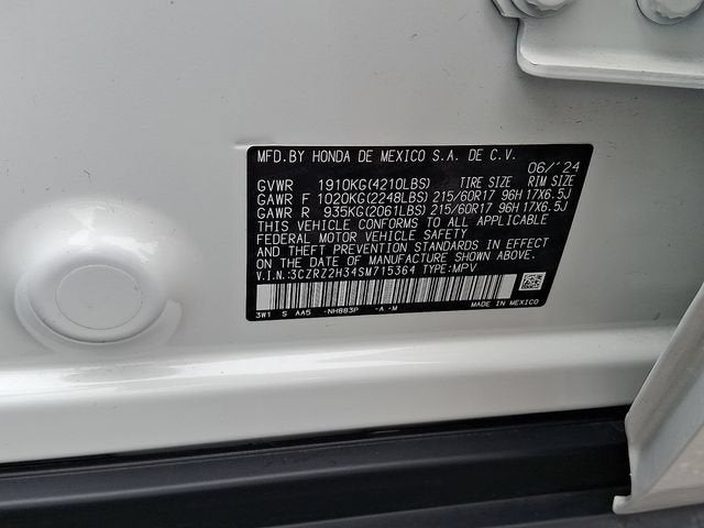 2025 Honda HR-V AWD LX