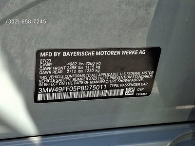2023 BMW M340i M340i xDrive Sedan
