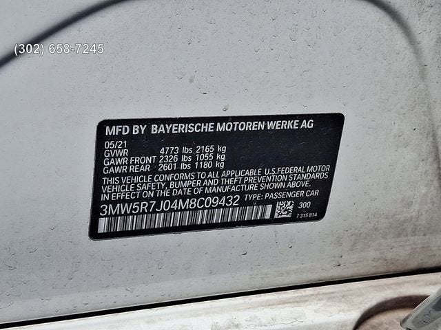 2021 BMW 3 Series 330i xDrive