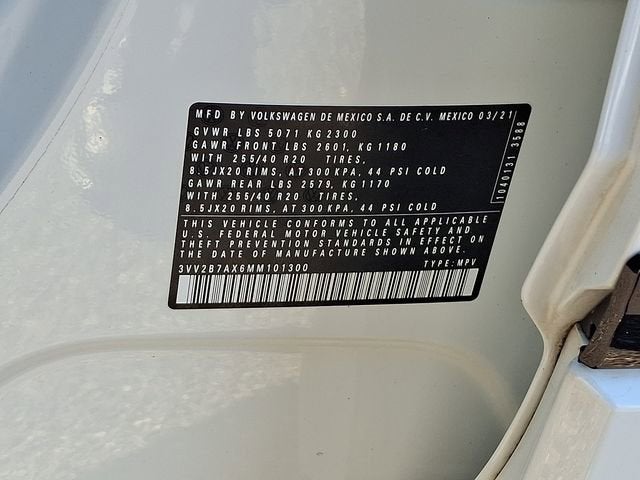 2021 Volkswagen Tiguan SE