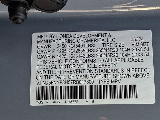 2024 Honda Passport AWD EX-L