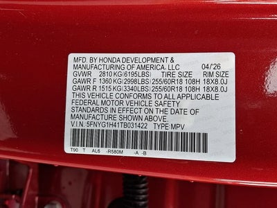 2026 Honda Pilot EX-L