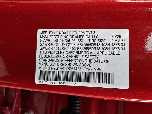 2026 Honda Pilot EX-L