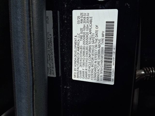2025 Honda Pilot Black Edition