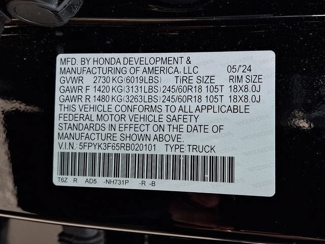 2024 Honda Ridgeline TrailSport