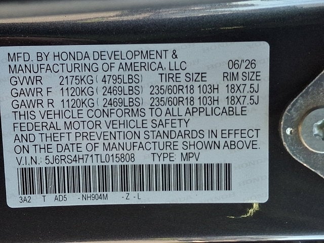 2026 Honda CR-V EX-L AWD