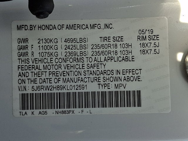 2019 Honda CR-V EX-L