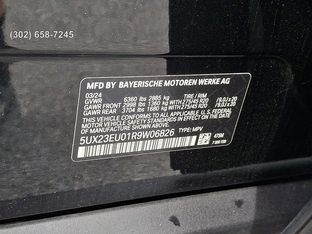 2024 BMW X5 xDrive40i