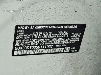 2025 BMW X4 xDrive30i