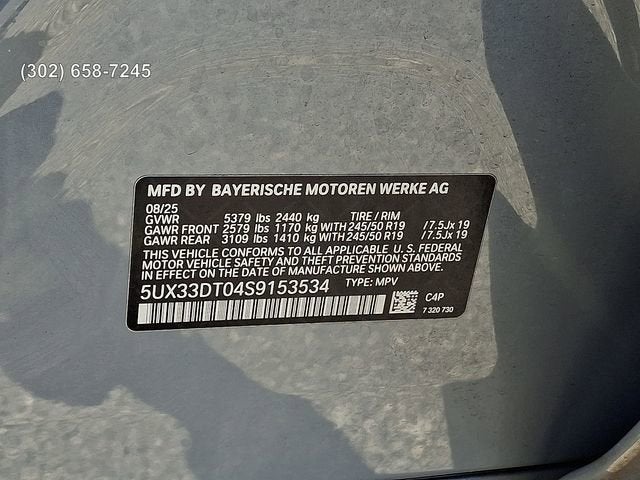 2025 BMW X4 xDrive30i