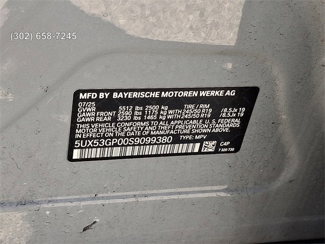 2025 BMW X3 30 xDrive