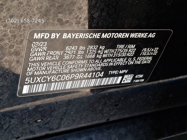 2023 BMW X6 xDrive40i