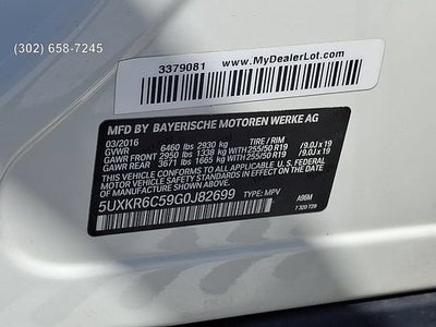 2016 BMW X5 xDrive50i