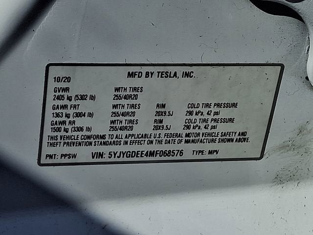 2021 Tesla Model Y Long Range