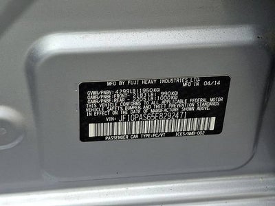 2014 Subaru Impreza Wagon 2.0i Sport Limited