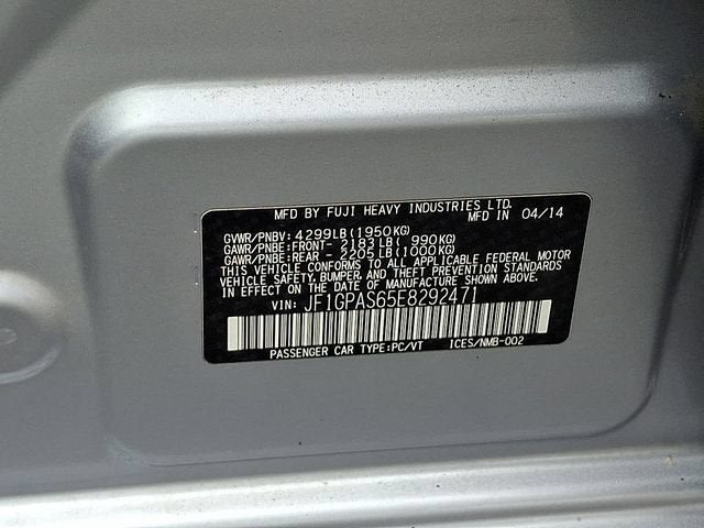2014 Subaru Impreza Wagon 2.0i Sport Limited