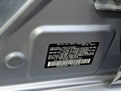 2016 Subaru Crosstrek 5DR 2.0I MT