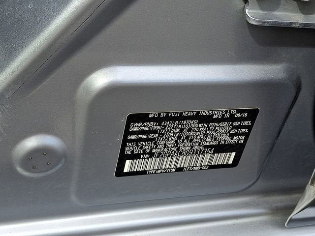 2016 Subaru Crosstrek 5DR 2.0I MT