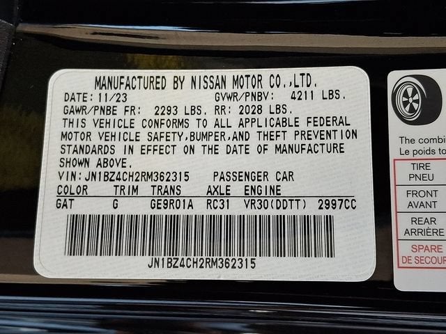 2024 Nissan Z NISMO Auto