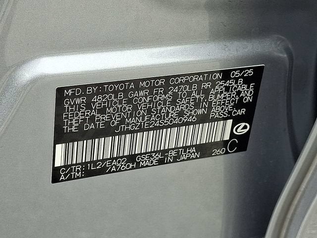 2025 Lexus IS 350 F SPORT