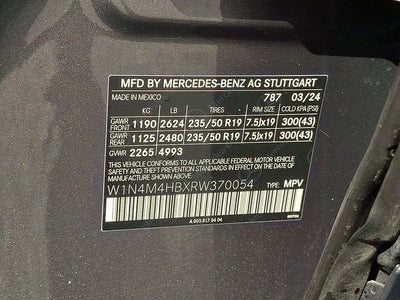 2024 Mercedes-Benz GLB GLB 250