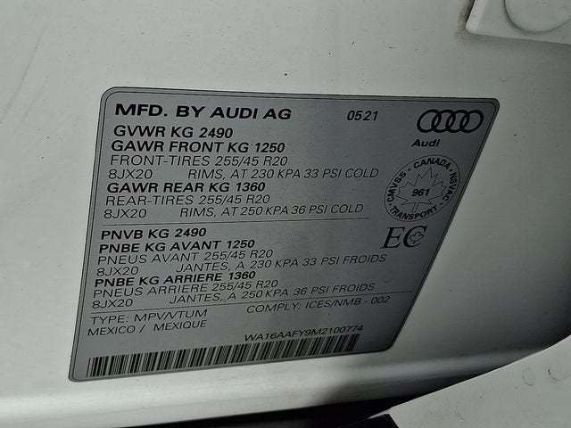 2021 Audi Q5 Sportback Prestige