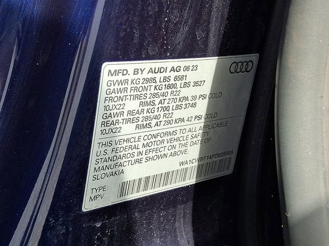 2023 Audi SQ8 Prestige