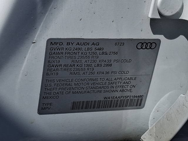 2023 Audi Q5 Premium Plus 45 TFSI S line quattro