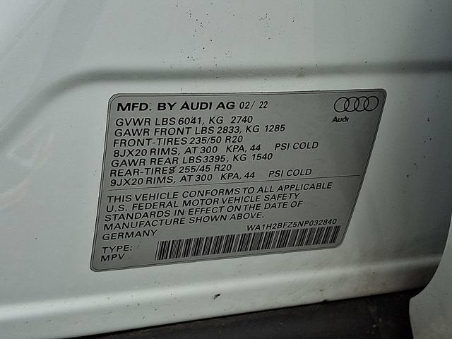 2022 Audi Q4 e-tron Premium Plus 50 quattro