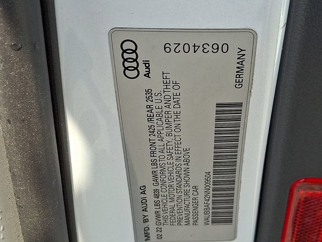 2022 Audi A4 Sedan Premium Plus