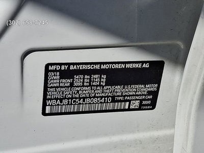 2018 BMW 5 Series 530e xDrive iPerformance