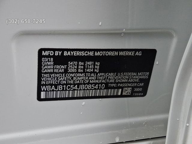 2018 BMW 5 Series 530e xDrive iPerformance