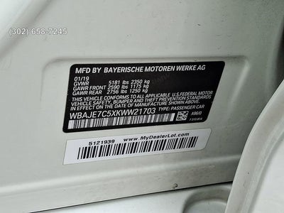 2019 BMW 5 Series 540i xDrive