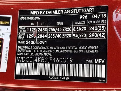 2018 Mercedes-Benz GLC GLC 300