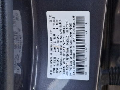 2016 Honda Accord EX-L