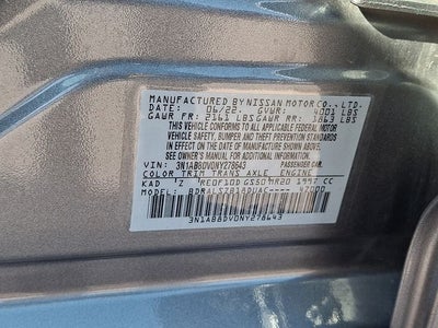 2022 Nissan Sentra SR